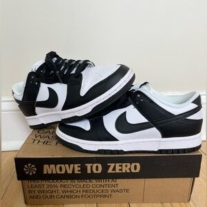 Nike Dunk Low Black White Panda, women’s 6.5 men’s 5